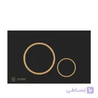 کلید فلاش تانک توکار زنیت مشکی طلایی