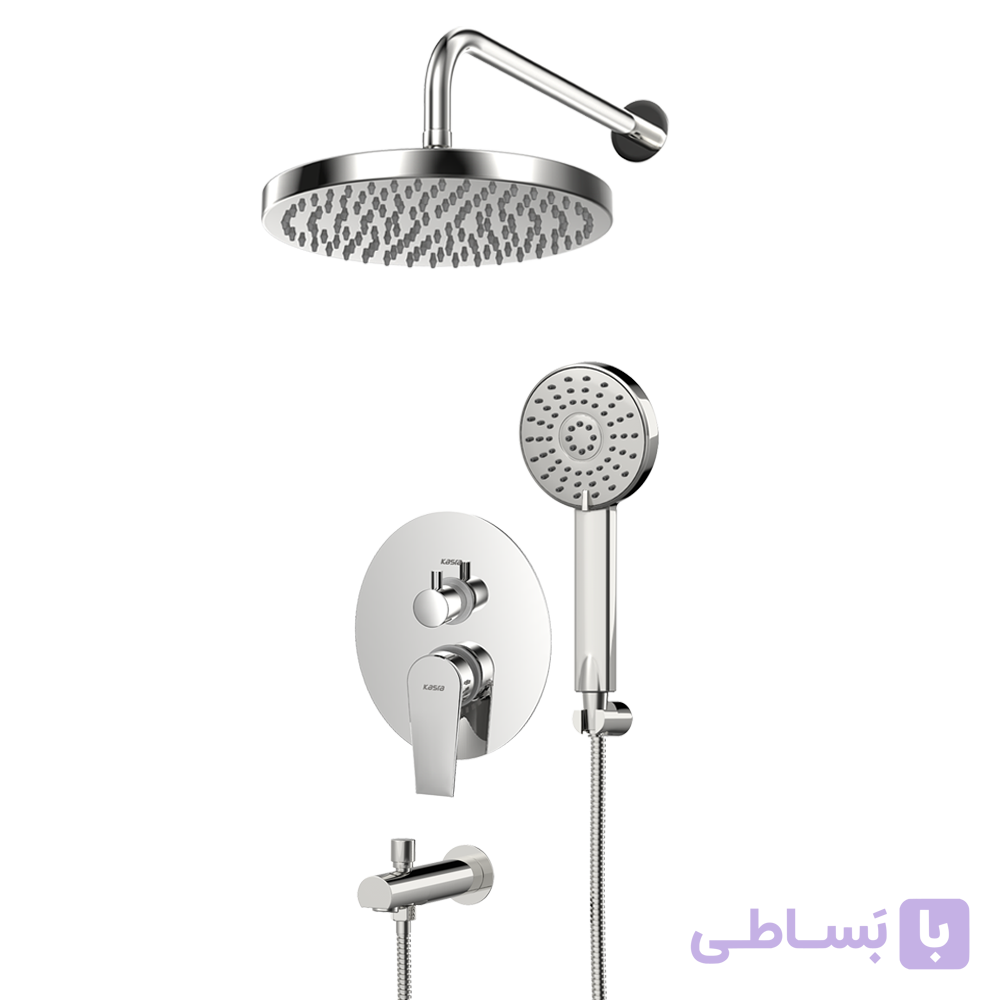 ملزومات دوش توکار تیپ 4 دامون کروم کسری