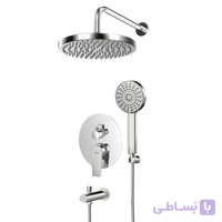 ملزومات دوش توکار تیپ 4 دامون کروم کسری