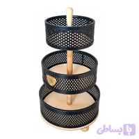 سبد سه طبقه مدل بامبو کارینیک