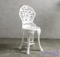 صندلی پلاستیکی گل نقش پلیمری