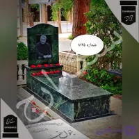 سنگ قبر گرانیت سبز . شماره 8125