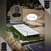 سنگ قبر نانو ایرانی باغچه‌دار طرح سپیدار . شماره 8103