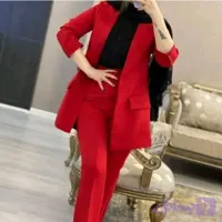 کت و شلوار زنانه شیک 0008 کالکشن شیک پوشان