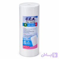 فیلتر اول مینی جامبو SC-20-5 دستگاه تصفیه آب پشت کنتوری 400 گرمی سی سی کا ( cck ) 5 میکرون
