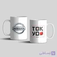 لیوان سرامیکی داخل سفید نیسان
