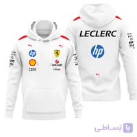 هودی سفید چارلز لکلرک فراری 2026 Ferrari Charles Leclerc Formula 1
