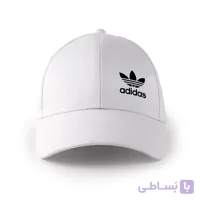 کلاه کتان سفید آدیداس - بایقوش