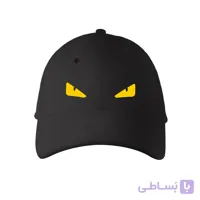 کلاه کتان مشکی فندی - بایقوش