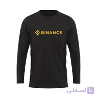 پیراهن آستین بلند مشکی بایننس