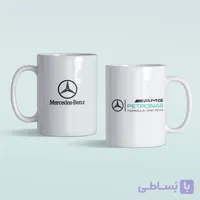 لیوان سرامیکی داخل سفید بنز پتروناس