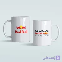 لیوان سرامیکی داخل سفید ردبول f1