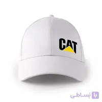 کلاه کتان سفید cat - بایقوش