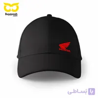 کلاه کتان مشکی honda - بایقوش