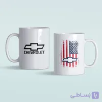 لیوان سرامیکی داخل سفید شورولت