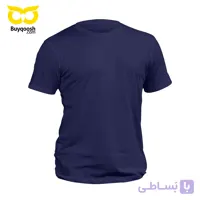 تیشرت پنبه‌ای سرمه‌ای بیسیک