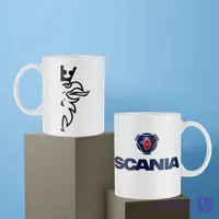 لیوان سرامیکی داخل سفید اسکانیا
