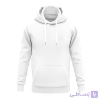 هودی پنبه‌ای سفید بیسیک