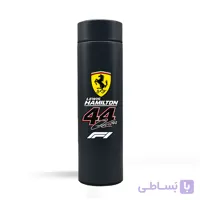 تراول ماگ سفید فراری لوئیس همیلتون Ferrari Lewis Hamilton formula1