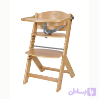 صندلی غذا خوری چوبی کودک کیکابو مدل Nordy