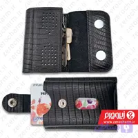 جاکارتی و جاکلیدی چرم طبیعی تیتان(درب مگنتی / آهنربایی)