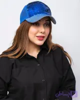 کلاه پولکی پشت توری