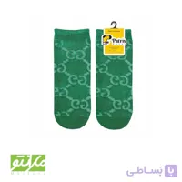 جوراب مچی حوله ای گوچی سبز