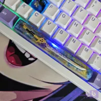 دکمه کیبورد مکانیکال بازی گنشین سایز اسپیس Genshin Mistsplitter Reforged spacebar\ کیکپ کاستوم کیبورد مکانیکال