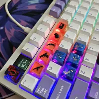 دکمه کیبورد مکانیکال ست 5تایی بازی کانتر رنگ ثابت Csgo\ کیکپ کاستوم کیبورد مکانیکال Cs2 (کد 5MY5L)