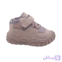 نیم بوت بچگانه گرم و راحت جیر کد 3691 رنگ بنفش