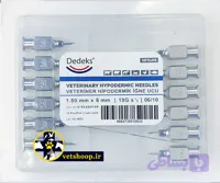 سرسوزن ددکس ترکیه 19G × 1/4 با طول 6 میلی متر (۱۲ عددی)