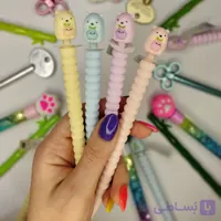 اتود طرح مولانگ خرسی با دو رنگ پاستلی 7 دهم