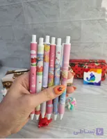روان نویس کلیکی طرح هنری با جوهر مشکی