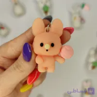 جاکلیدی سیلیکونی طرح خرگوش نارنجی
