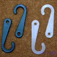 گیره یا قلاب عصایی پلاستیکی 40mm بسته 1 کیلوگرمی