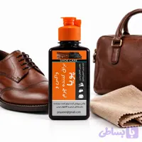واکس چرم طبیعی و مصنوعی کفش پویا + ابر