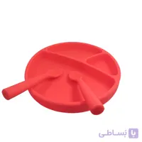 ست غذاخوری سیلیکونی کودک و نوزاد 3 تکه سامکس کد 02