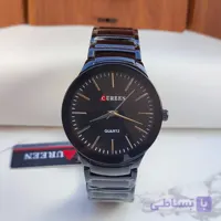 ساعت کارن مردانه استیل مشکی