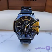 ساعت مردانه دیزل شاخ دار سه موتور مشکی
