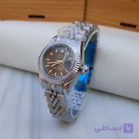 ساعت زنانه رولکس دیتجاست بند فلزی موتور ژاپن