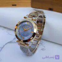 ساعت زنانه گلف بند رولکس زنجیری طلایی مات