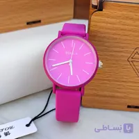 ساعت دخترانه بولون صفحه گرد بند سیلیکونی