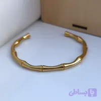 بنگل طلایی پسرانه استیل طرح بامبو