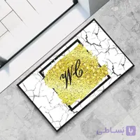 فرشینه پادری سرویس بهداشتی و حمام کد S08 قابل شستشو در لباسشویی