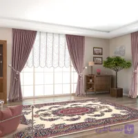 فرشینه هال و پذیرایی کد H113 رویه مخمل درجه یک استپ دار بدون سُر