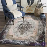 فرشینه هال و پذیرایی کد H129 رویه مخمل درجه یک استپ دار بدون سُر