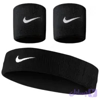 هدبند و مچ بند ورزشی طرح نایک مدل SWOOSH