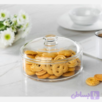 بیسکویت خوری گرد اکرولیک کد 1284