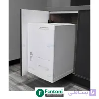سطل ریلی جای برنج و حبوبات توکار جهت یونیت عرض 450mm فانتونی Q945