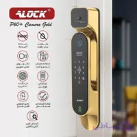 دستگیره چشمی دار و قفل اثر انگشتی دیجیتال ALOCK مدل P60+ Camera B